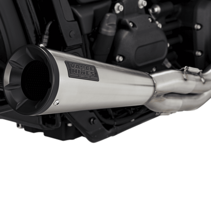 Vance & Hines Slip-On Stainless 2-Into-1 Upsweep Brushed 1991-2009