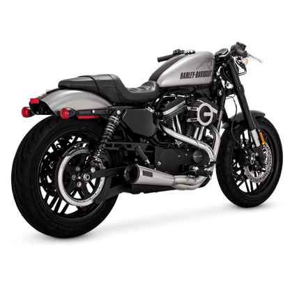 Vance & Hines Slip-On Stainless 2-Into-1 Upsweep Brushed 1991-2009