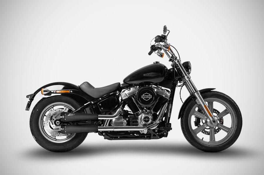ZARD Slip-Ons "Alu" Exhaust Harley Davidson Softail Standard 2017-2024