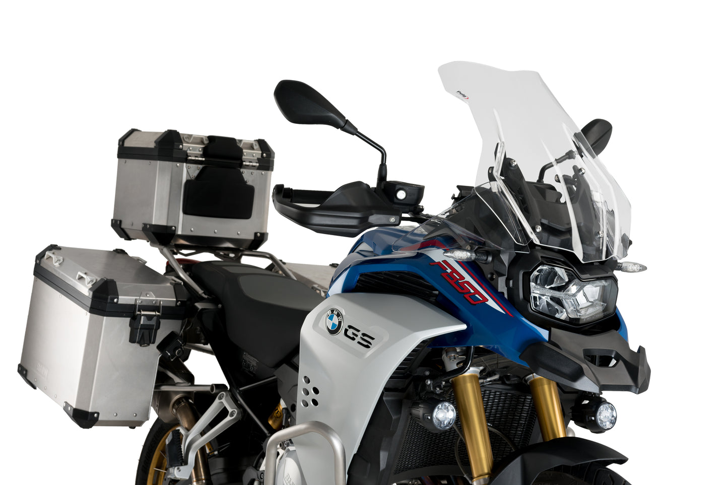 Puig Touring Plus Windscreen BMW F750GS/F800GS/F850GS/F900GS 2018-2025 - Adventure Parts