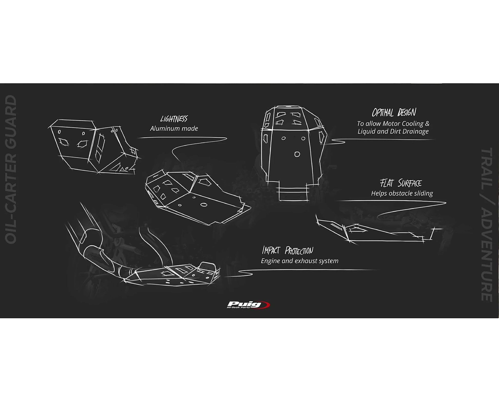 Puig Oil-Carter Guard BMW R12 G-S 2025-2026 - Adventure Parts