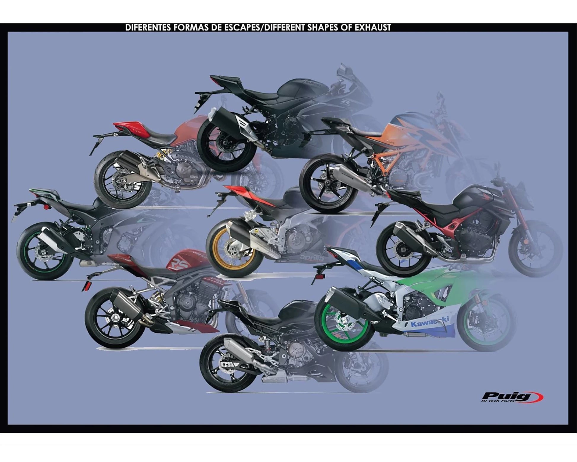 Puig Exhaust Protector Universal - Adventure Parts