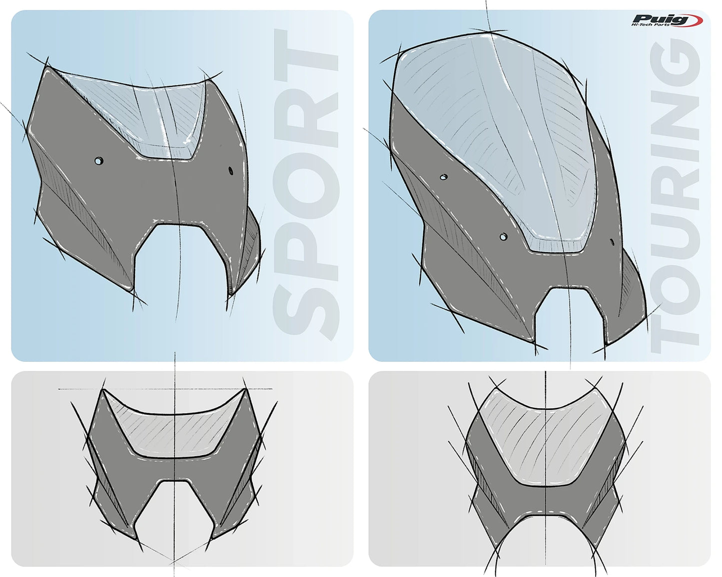 Puig New Generation Sport BMW R1300R 2025-2026
