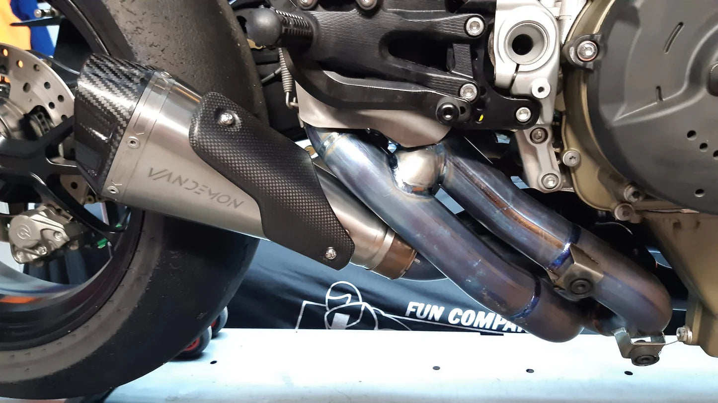 Vandemon Full Titanium Exhaust System Ducati Panigale V4S & V4R 2018-2020