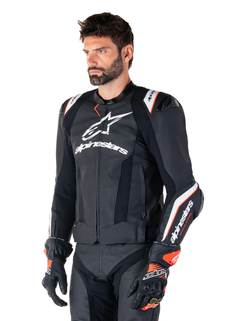 Alpinestars Missile V3 Ignition Leather Motorcycle Jacket - Adventure Parts