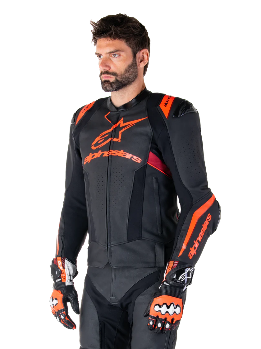 Alpinestars Missile V3 Ignition Leather Motorcycle Jacket - Adventure Parts