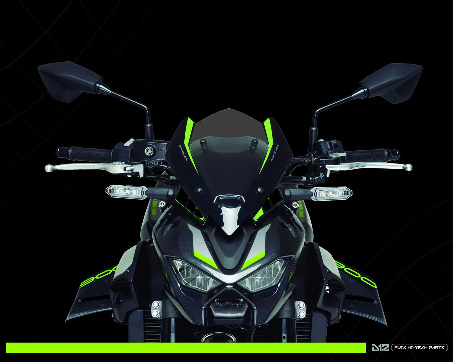 Puig Spoilers D12 Kawasaki Z900/SE 2025
