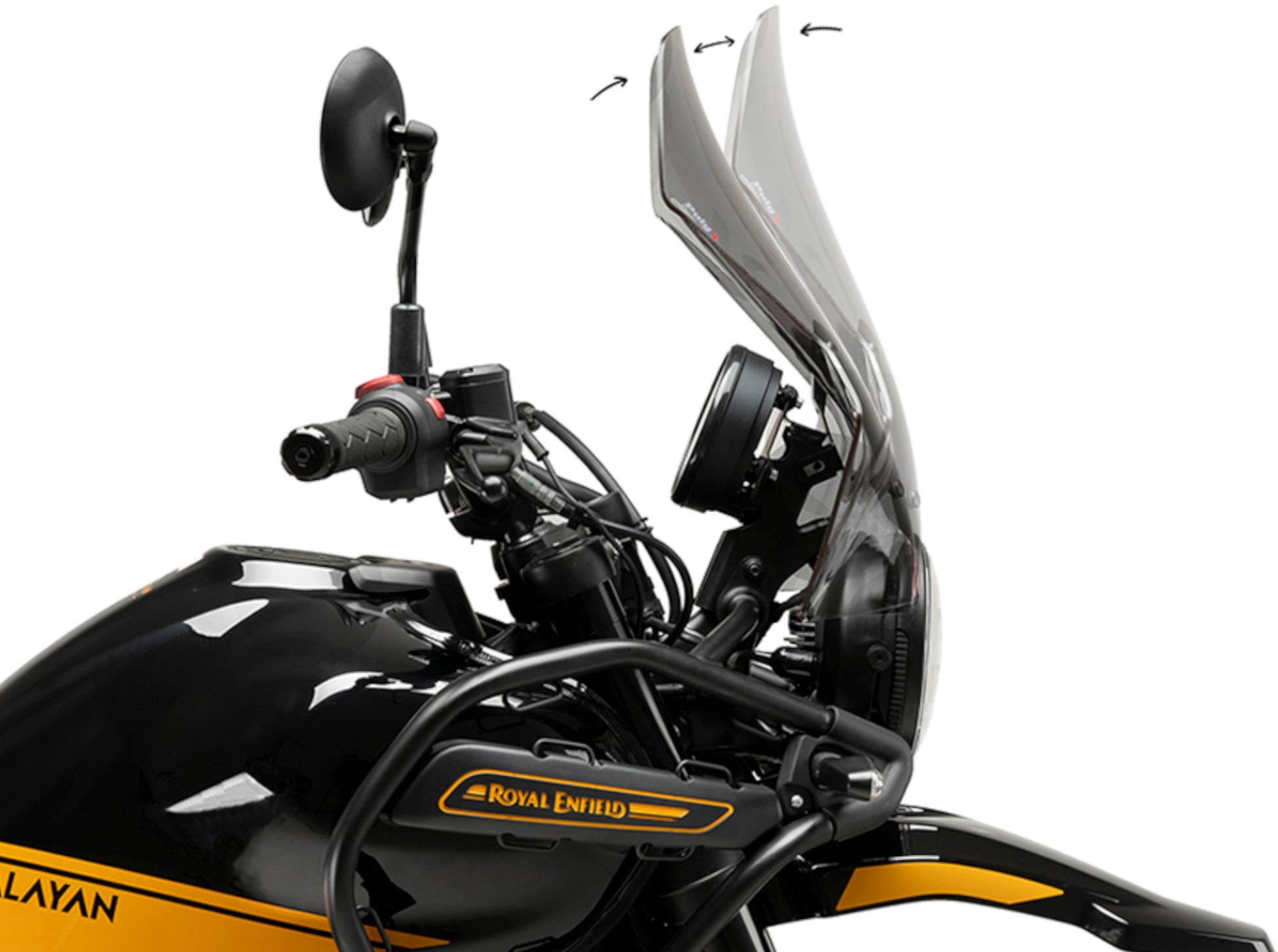 Puig Adjustable Windscreen Royal Enfield Himalayan 450 2024-2025 - Adventure Parts