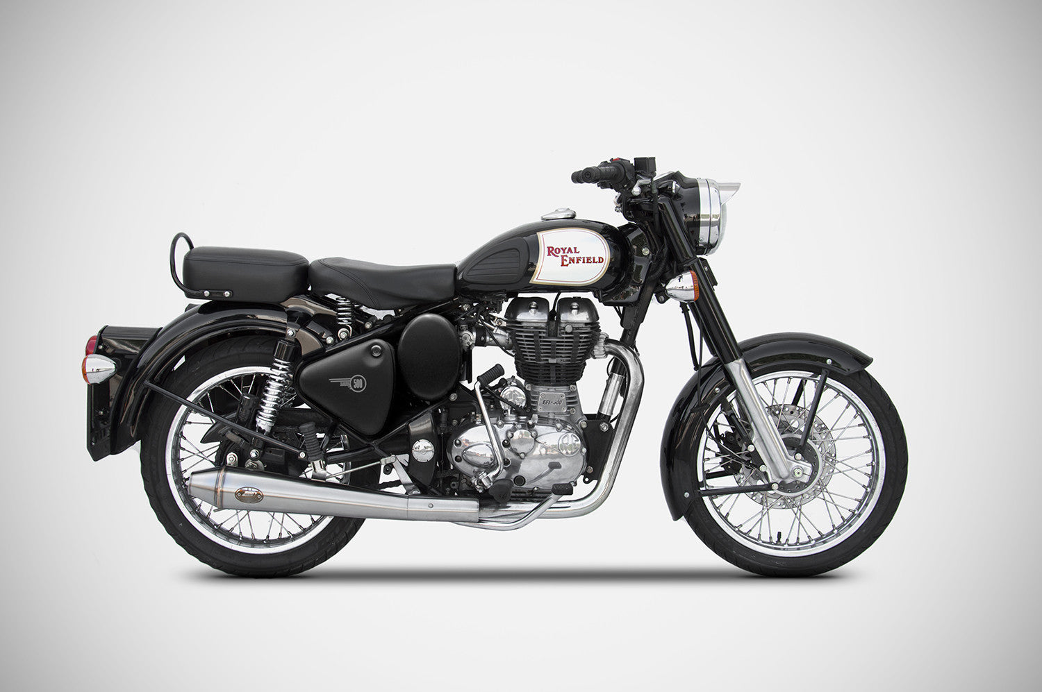 ZARD Exhaust Slip-On "Conical" Royal Enfield Bullet 350 / 500 2006-2009 - Adventure Parts