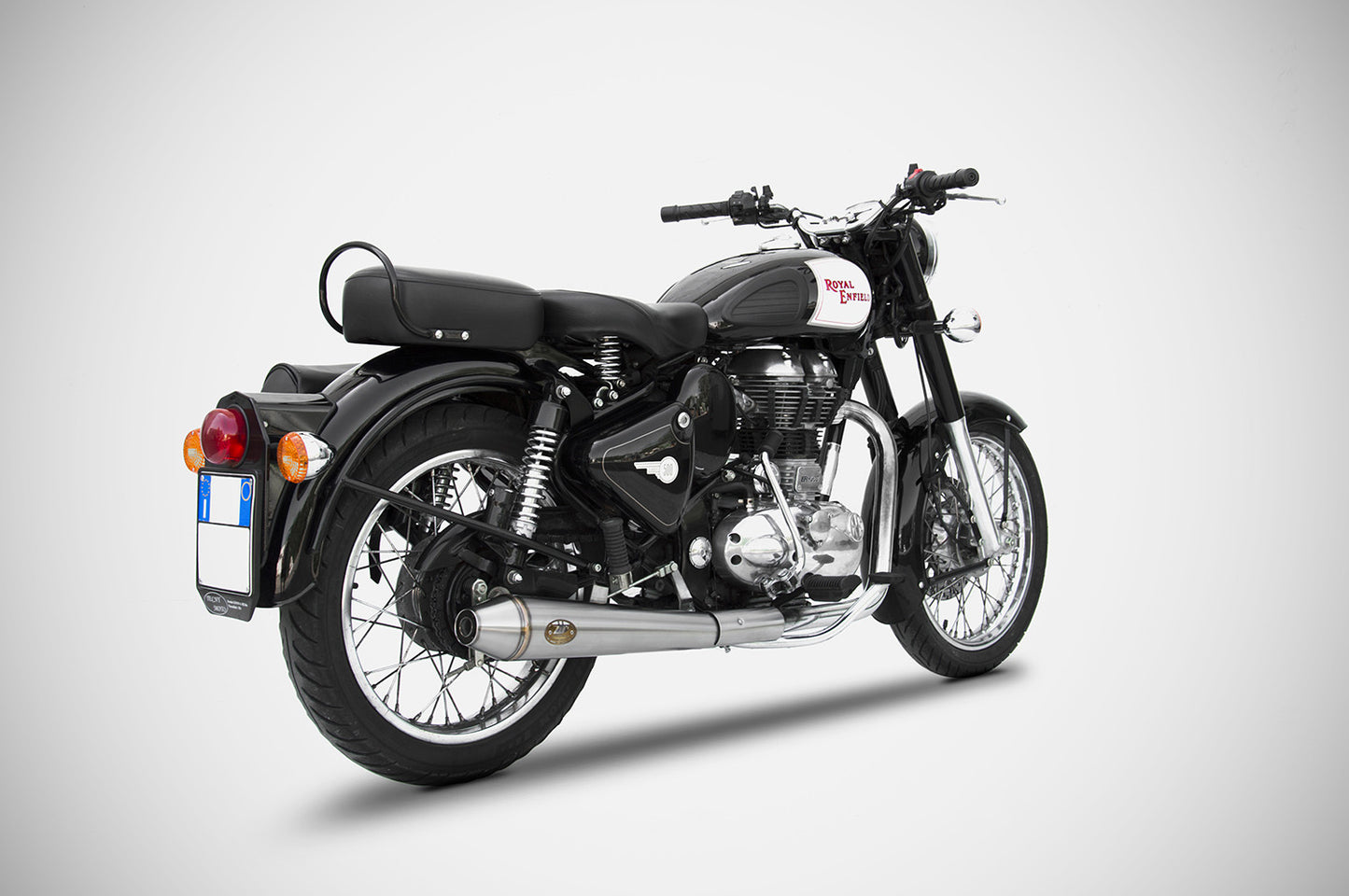 ZARD Exhaust Slip-On "Conical" Royal Enfield Bullet 350 / 500 2006-2009 - Adventure Parts