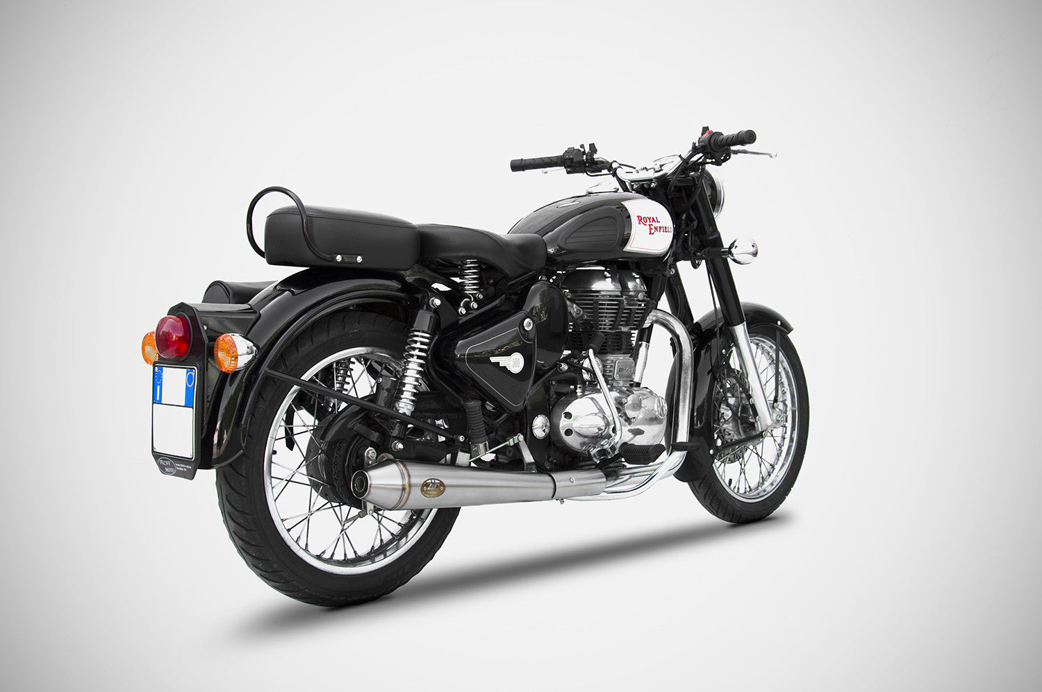 ZARD Exhaust Slip-On "Conical" Royal Enfield Bullet 350 / 500 2006-2009 - Adventure Parts