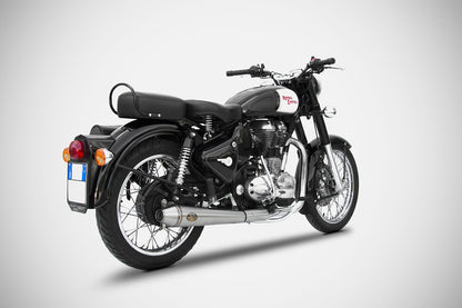 ZARD Exhaust Slip-On "Conical" Royal Enfield Bullet 350 / 500 2006-2009 - Adventure Parts