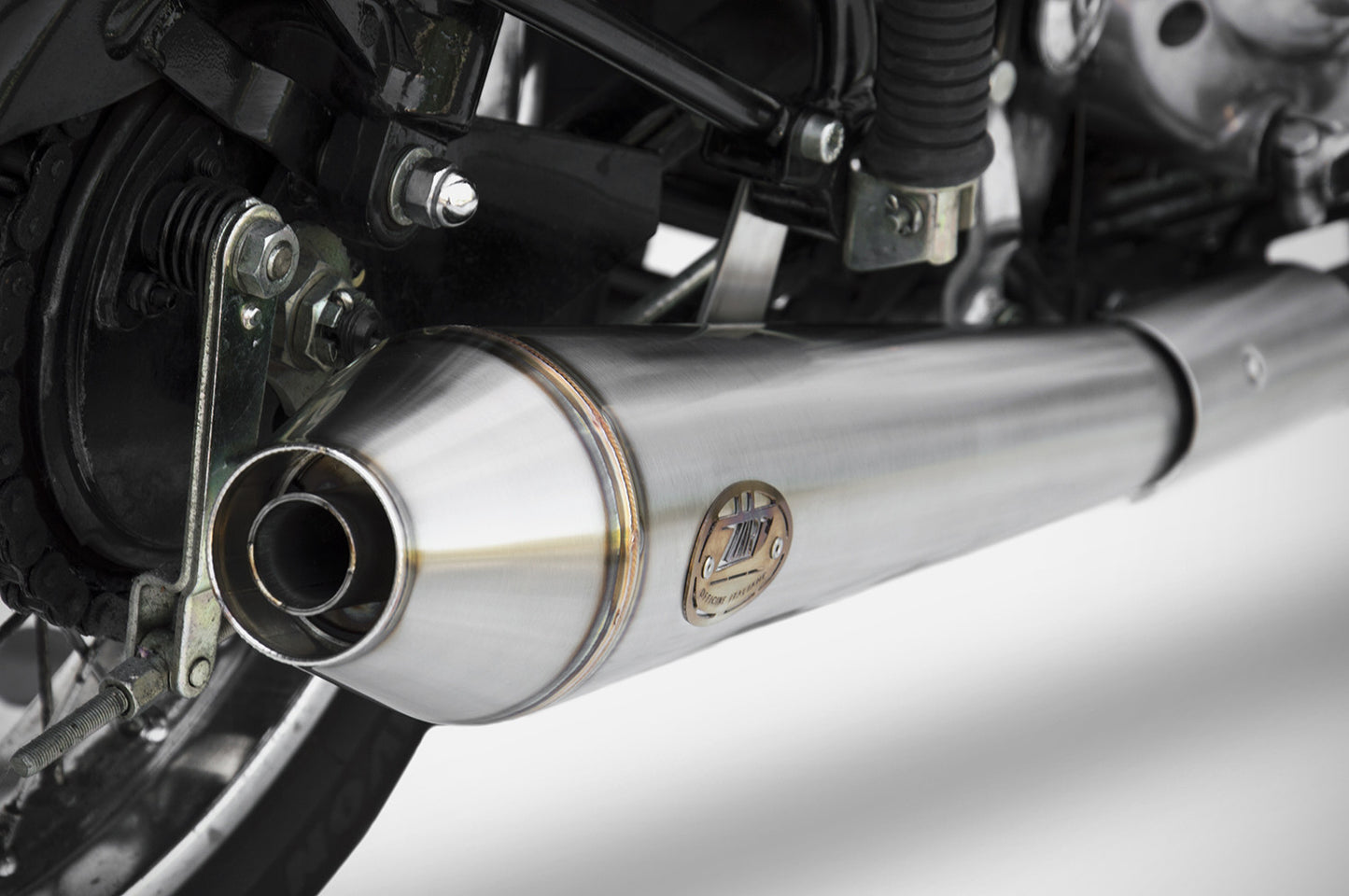 ZARD Exhaust Slip-On "Conical" Royal Enfield Bullet 350 / 500 2006-2009 - Adventure Parts