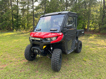 Seizmik Toolless Versa-Vent UV Resistant Polycarbonate Windshield Kit Can-Am Defender