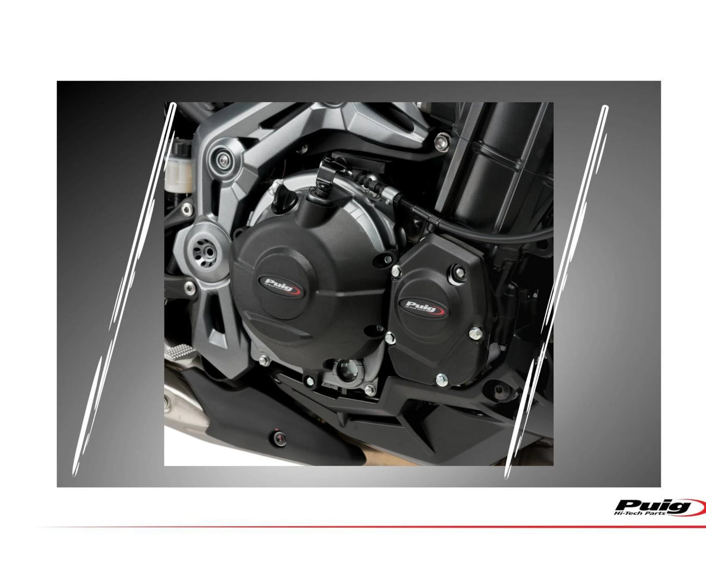 Puig Engine Protectives Covers Kawasaki Z900RS 2018-2025 - Adventure Parts