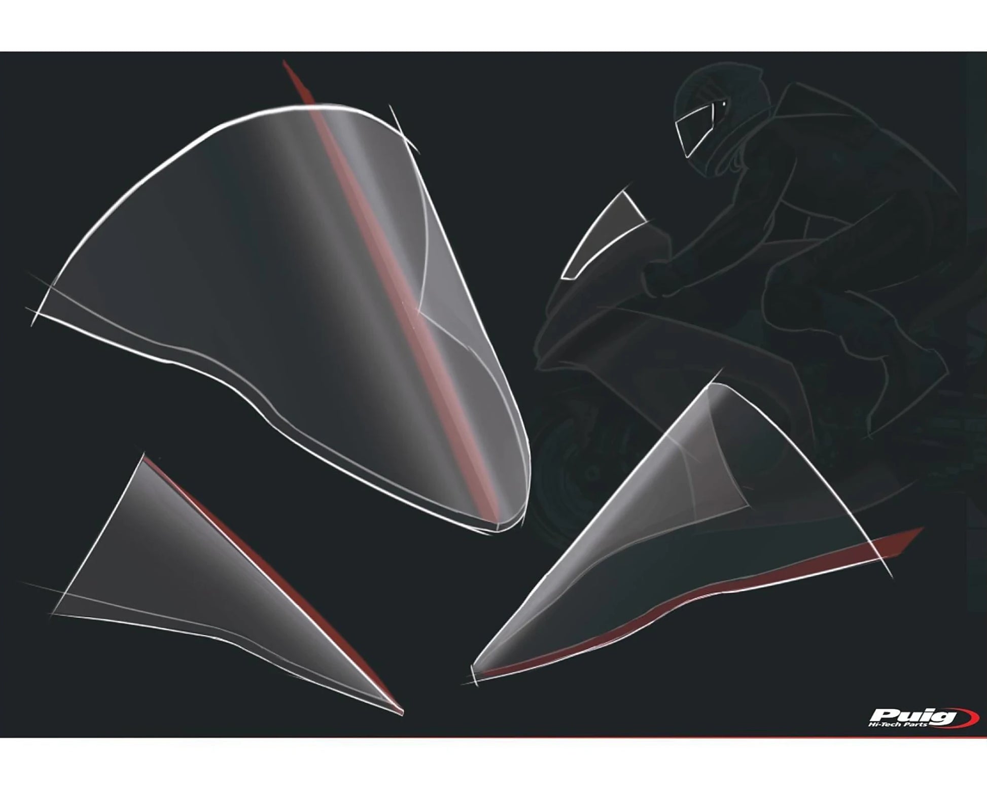 Puig R-Racer Screen BMW M1000RR 2025-2026 - Adventure Parts