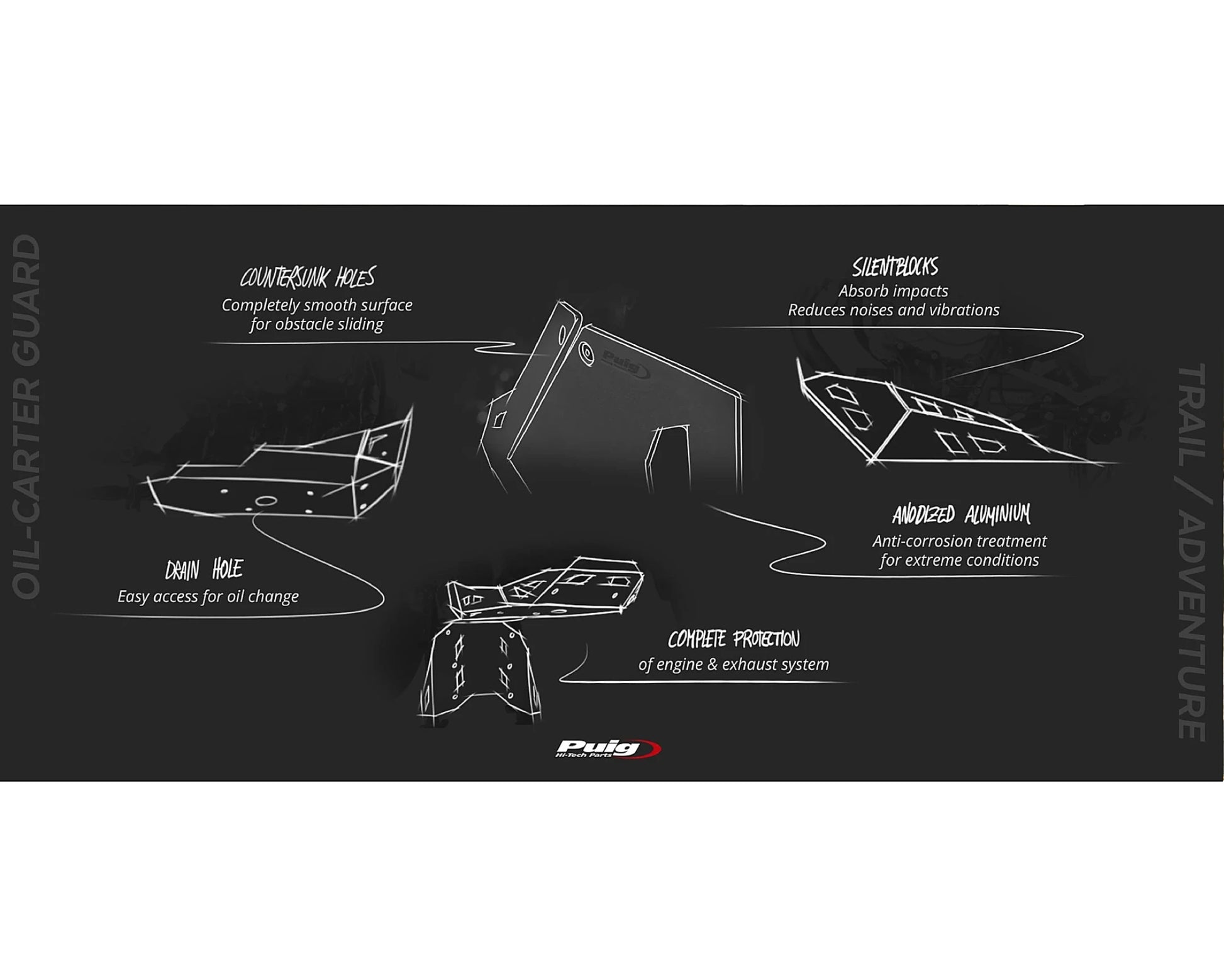 Puig Oil-Carter Guard BMW R12 G-S 2025-2026 - Adventure Parts