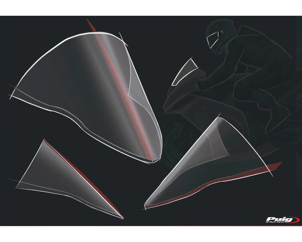 Puig R-Racer Screen TRIUMPH DAYTONA 660 2024-2025