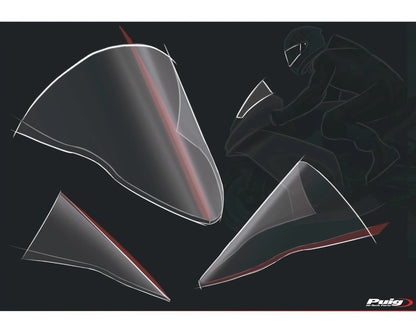Puig R-Racer Screen TRIUMPH DAYTONA 660 2024-2025