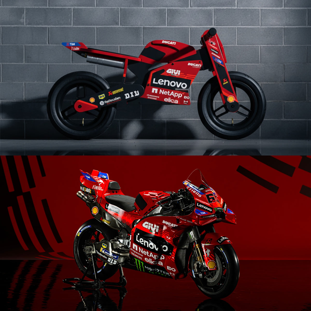KIDDIMOTO Balance Bike Ducati Desmo GP25
