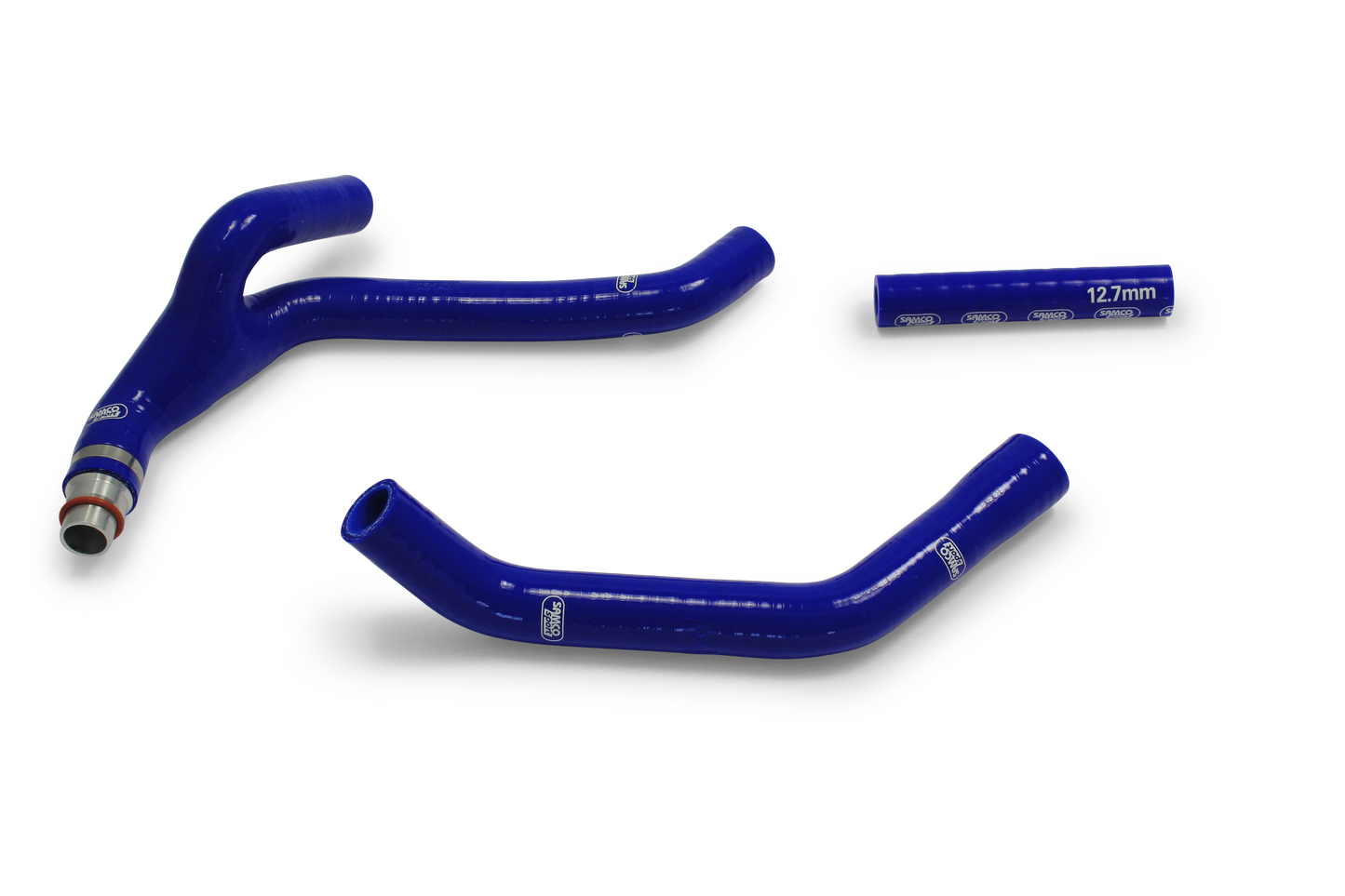 Samco Radiator Hose 3 Piece Kit Yamaha YZ 450 FX Y Piece Race Design with Alloy Insert 2018-2023 - Adventure Parts
