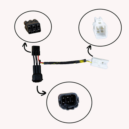 Woodcraft Keyswitch Elimination Harness Kawasaki Ninja ZX-10R / Z650 / Ninja 650 2011-2019