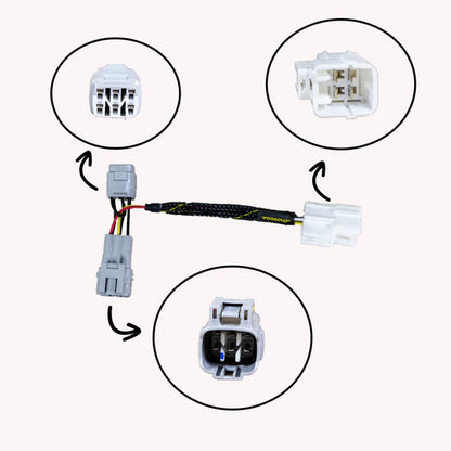 Woodcraft Keyswitch Elimination Harness Kawasaki ZX-6R 2019-2024