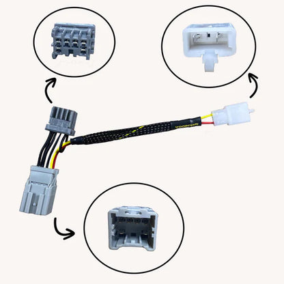 Woodcraft Keyswitch Elimination Harness Honda CBR1000RR 2017-2022