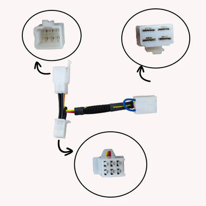 Woodcraft Keyswitch Elimination Harness Yamaha FZ1 2001-2005