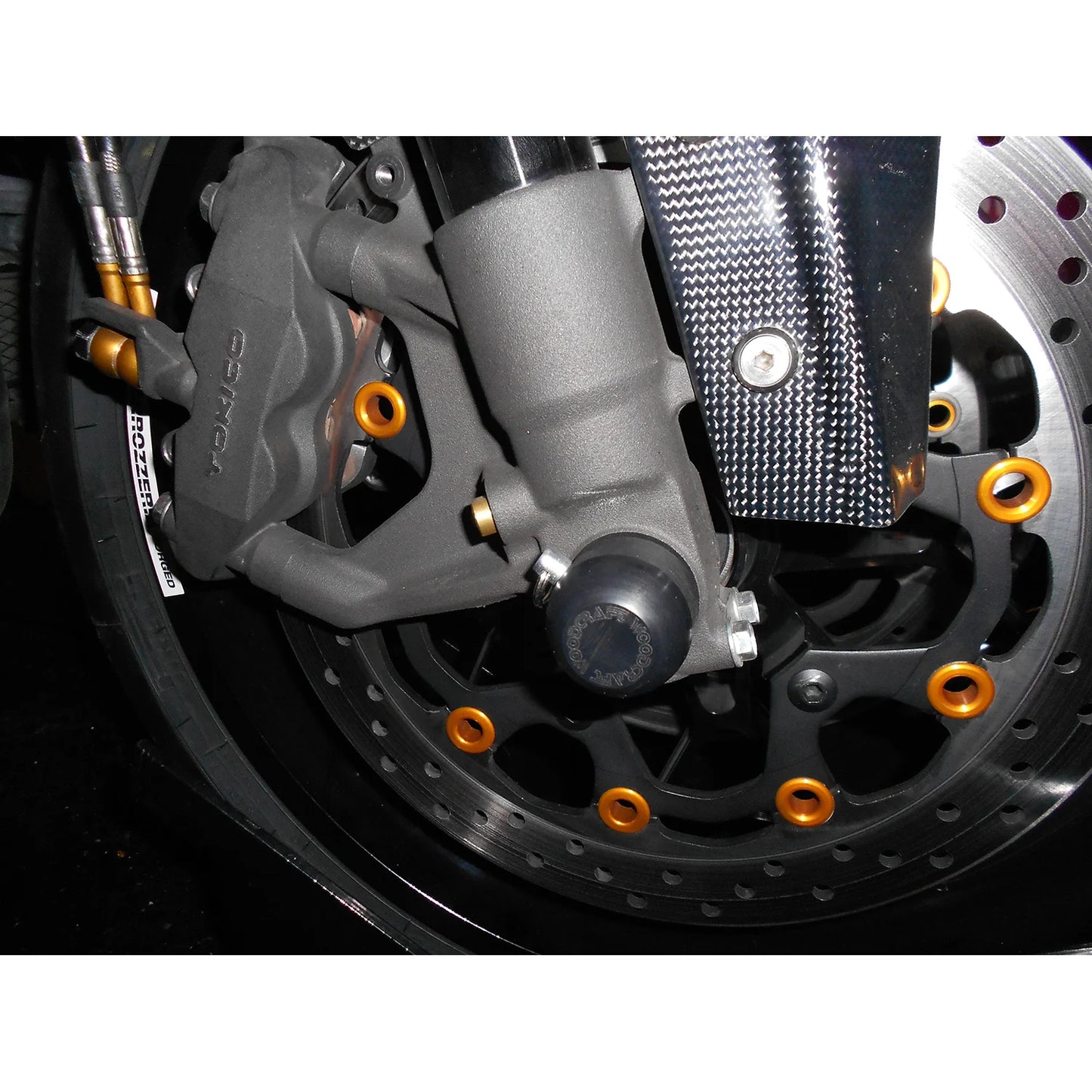 Woodcraft Front Axle Sliders Suzuki GSX-R600/R750/R1000 2005-2020