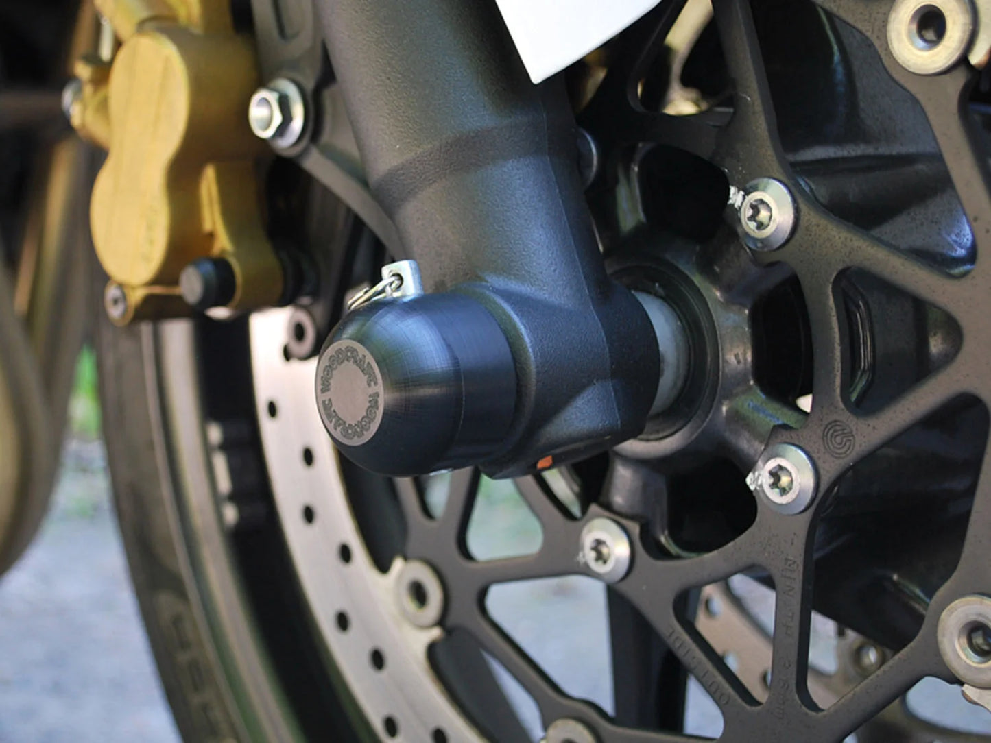 Woodcraft Front Axle Slider Kit Triumph 2006-2025