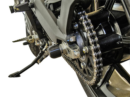Woodcraft Rear Axle Sliders Kit Ducati Scrambler / Monster / Hypermotard 2015-2026