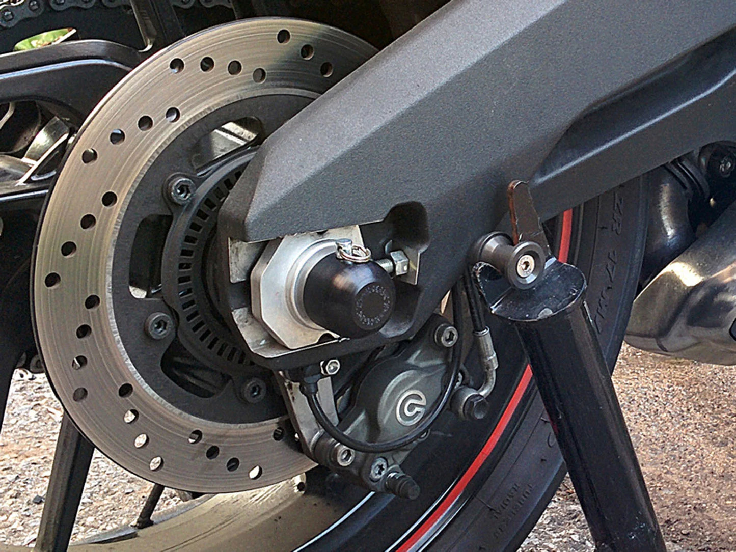 Woodcraft Rear Axle Slider Kit Ducati Panigale / Monster 2014-2019