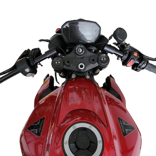 Woodcraft Clip-on Riser with handlebars Triumph Street Triple RS 2024-2025