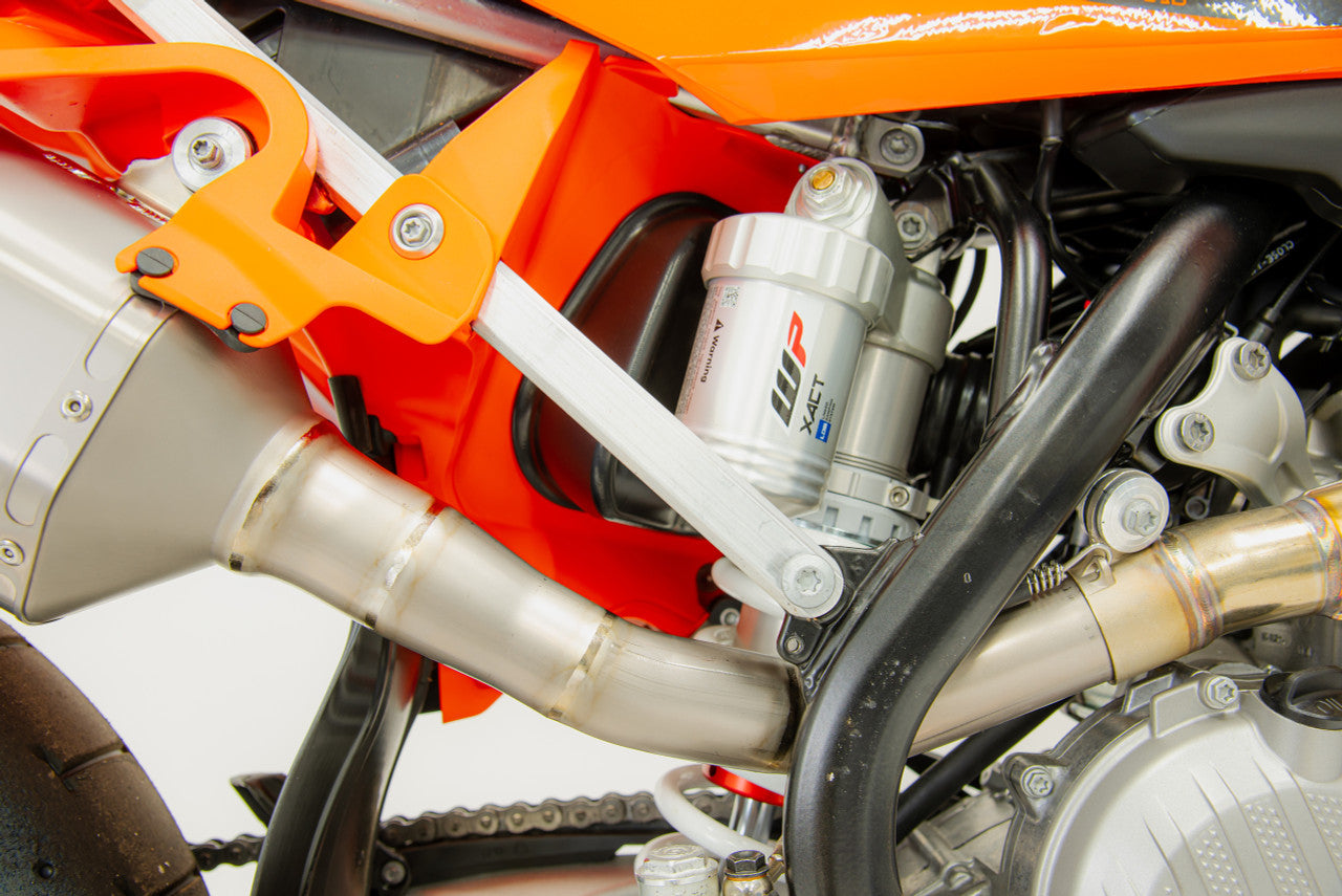 Graves Motorsports Slip-on Exhaust Carbon End Cap Titanium GAS GAS EX350F 2021-2023