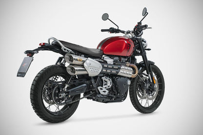 ZARD Slip-Ons Exhaust Triumph Scrambler 1200 2024-2025