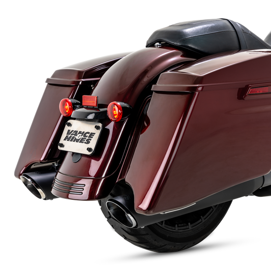 Vance & Hines Slip-On Twin Slash Round Black 2024-2025
