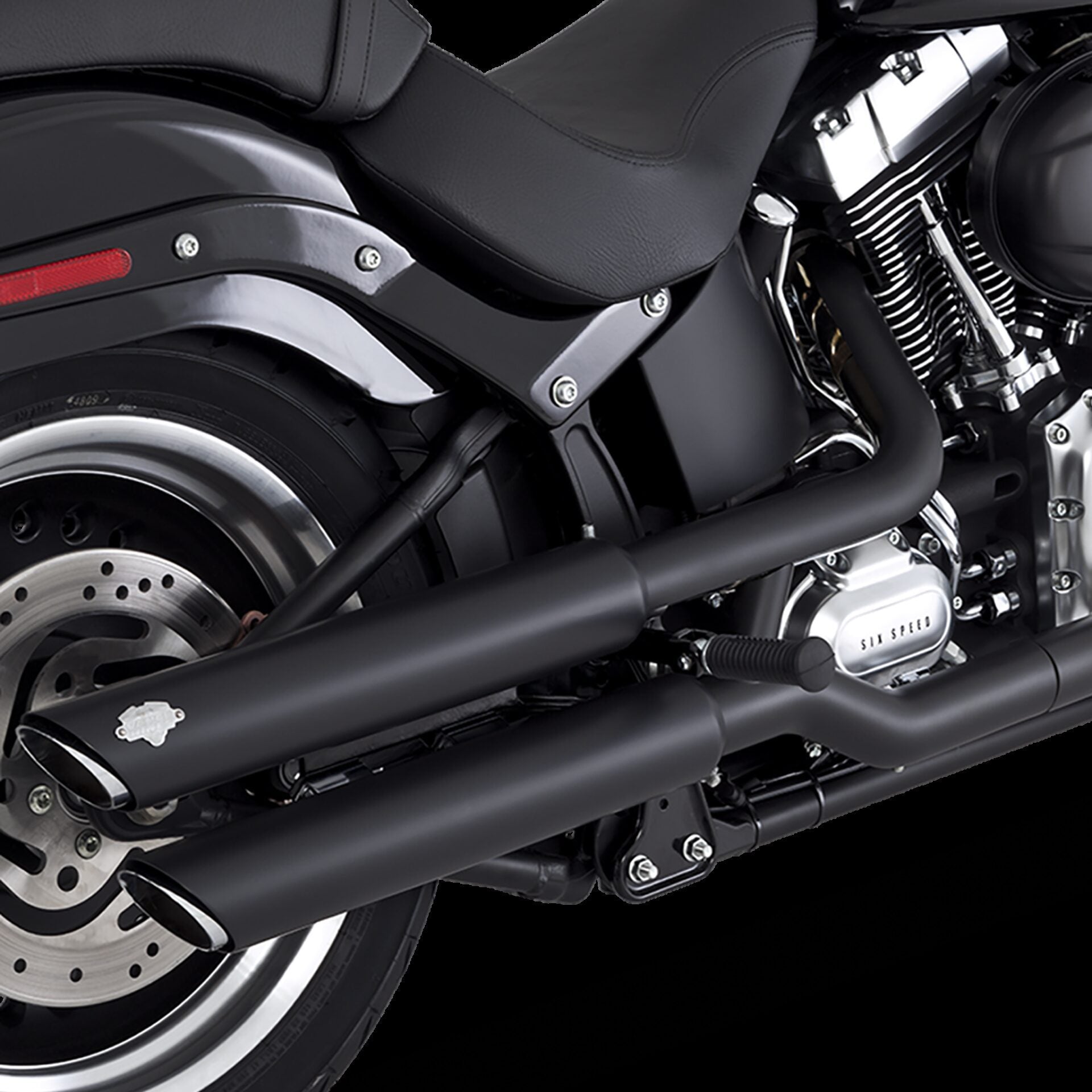 Vance & Hines Slip-On Big Twin Slash 3″ Black 2010-2017 - Adventure Parts