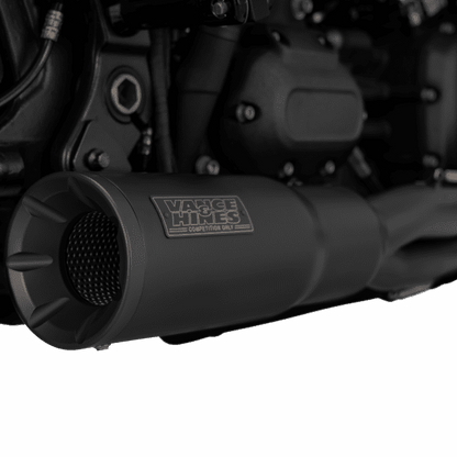 Vance & Hines Slip-On Stainless 2-Into-1 Hi-Output Brushed