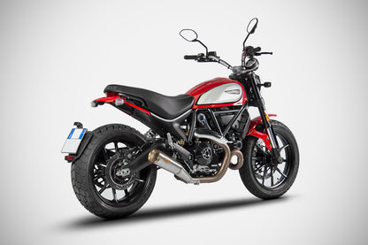 ZARD Exhaust Slip-On "Zuma" Ducati Scrambler 800 2021-2022 - Adventure Parts