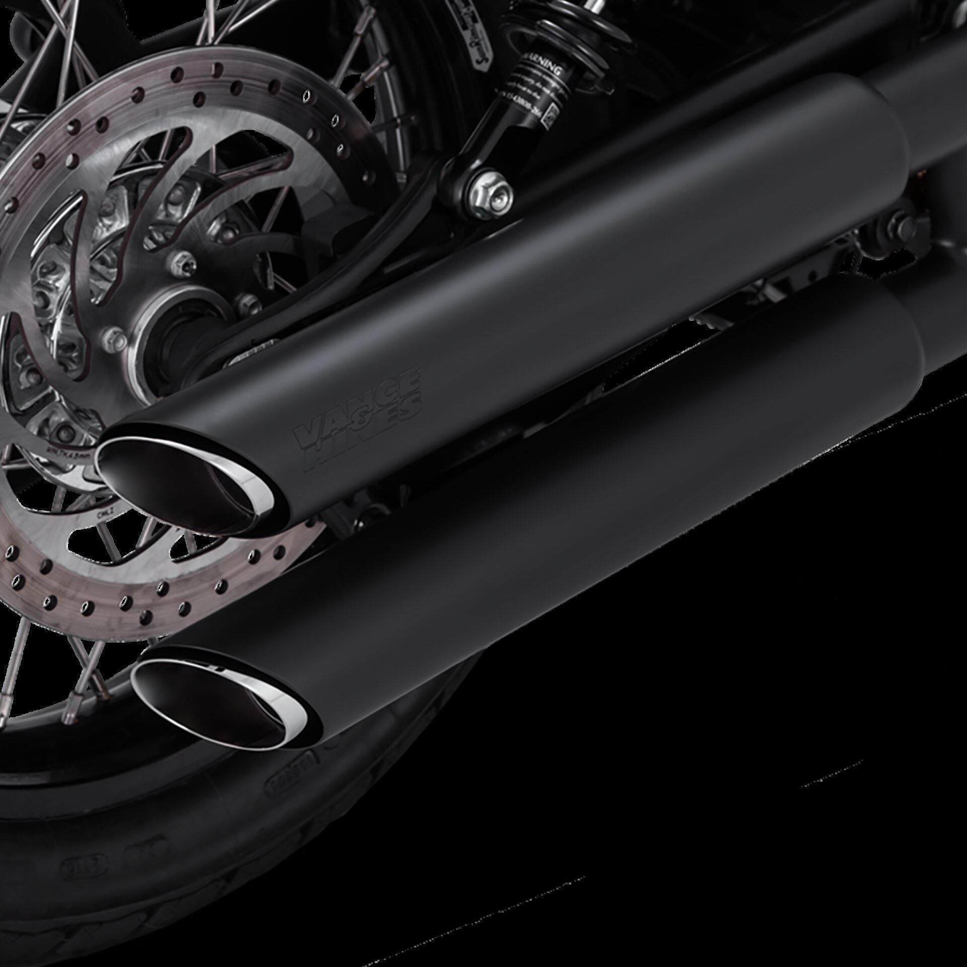 Vance & Hines Slip-On Twin Slash 3″ Chrome - Adventure Parts
