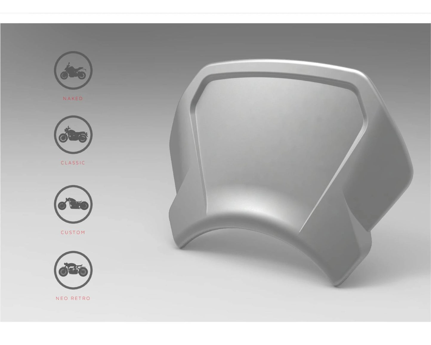 Puig ALU Frontal Plate HONDA SCL500 2023-2025