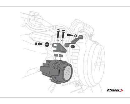 Puig Beam Auxiliary Lights Universal - Adventure Parts