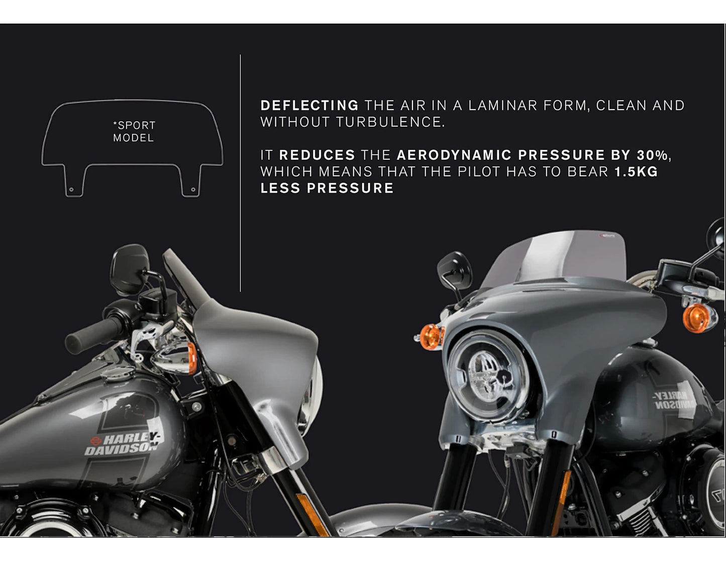 Puig High-Road Sport Harley Davidson Softail Low Rider 2022-2026