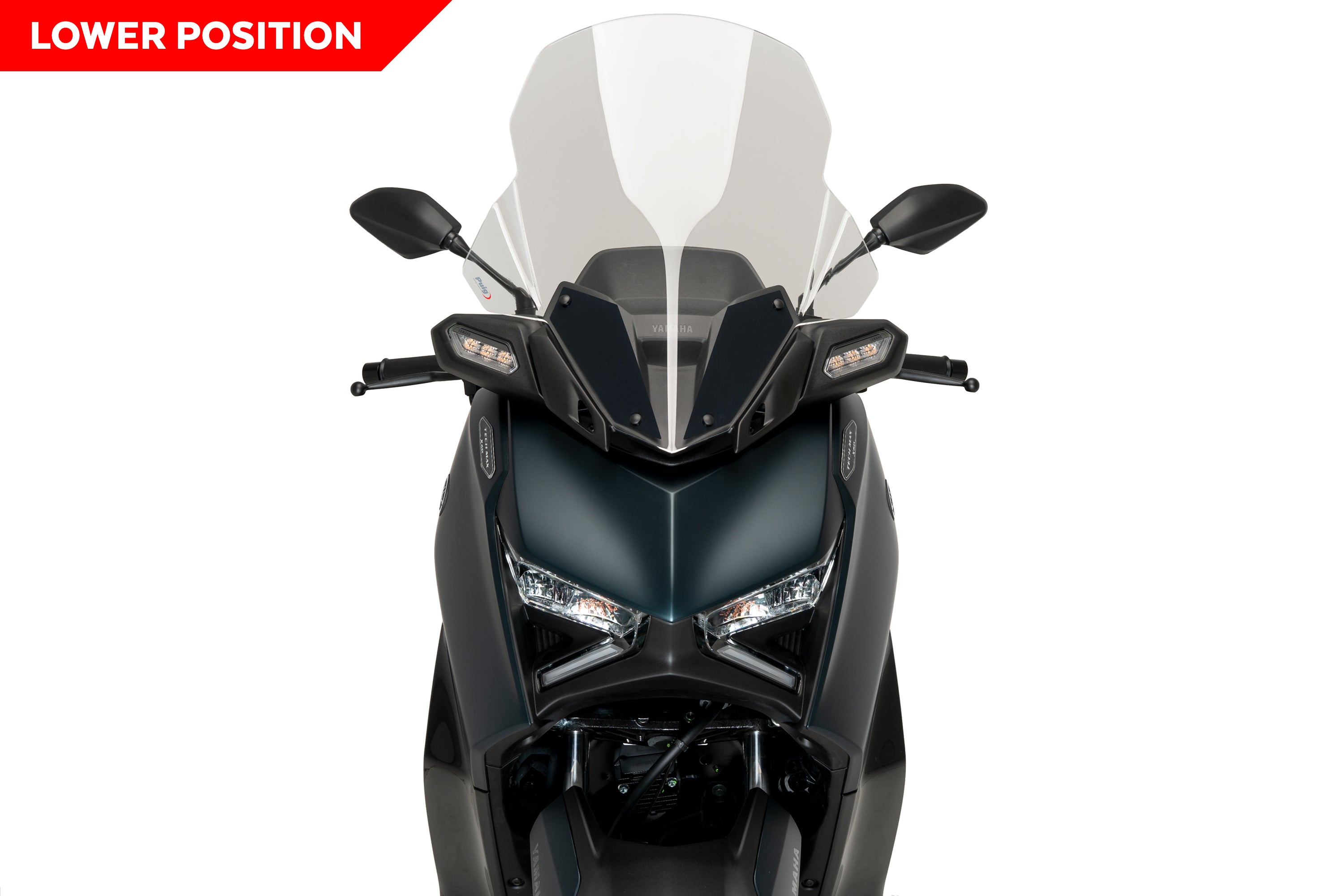 Puig ウィンドシールド スモーク YAMAHA X-MAX用 Puig V-Tech Touring Windscreen Yamaha X-MAX 125/300 2023-2025