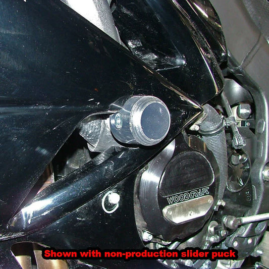 Woodcraft Frame Slider Kit with pucks Kawasaki Ninja ZX-6R 2009-2012