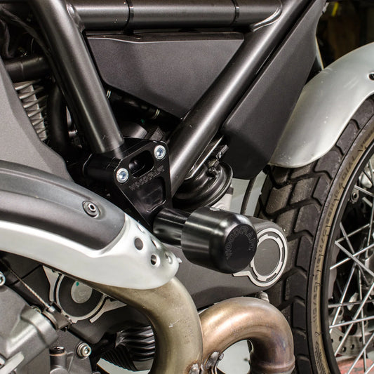 Woodcraft Frame Slider Base Kit Ducati Scrambler - Adventure Parts