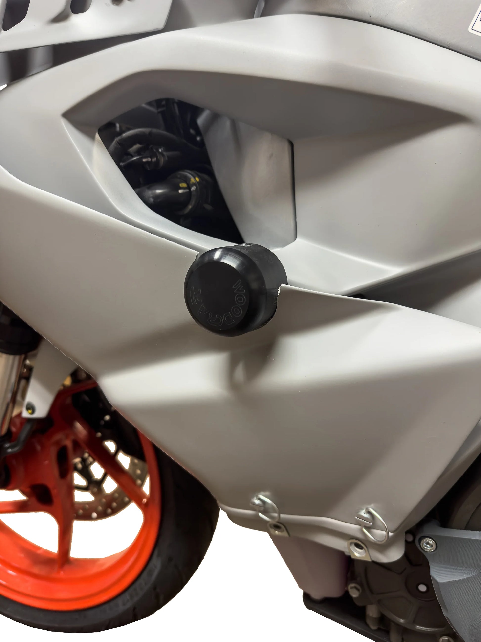 Woodcraft Frame Slider Kit w/ Pucks Aprilia RS 457 2024-2025 - Adventure Parts
