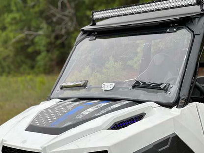 Flip-Up Versa Vent Windshield (Scratch Resistant Polycarbonate) Polaris General