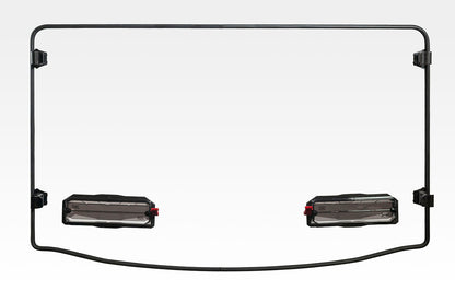 Seizmik Toolless Versa-Vent Windshield (UV Resistant Polycarbonate) Polaris Full Size Pro-Fit Ranger